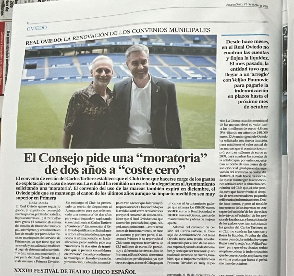 El grupo Pachuca está arruinando al Real Oviedo.