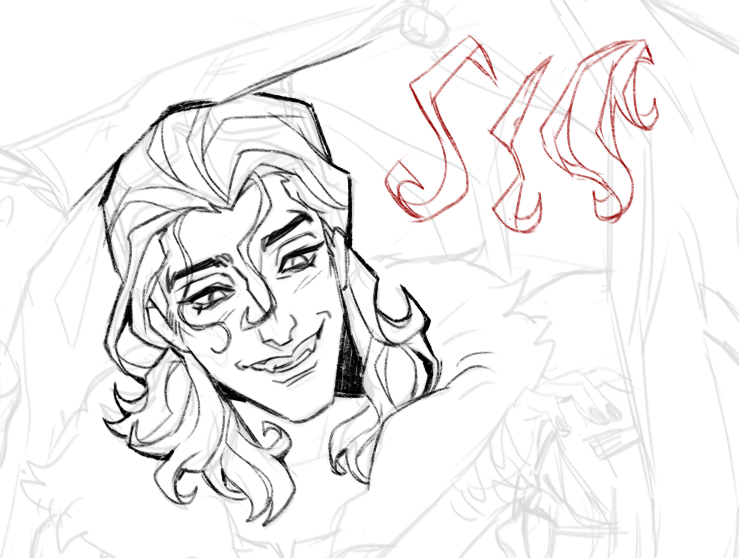 i love drawing hair like i draw strips of paper sm 