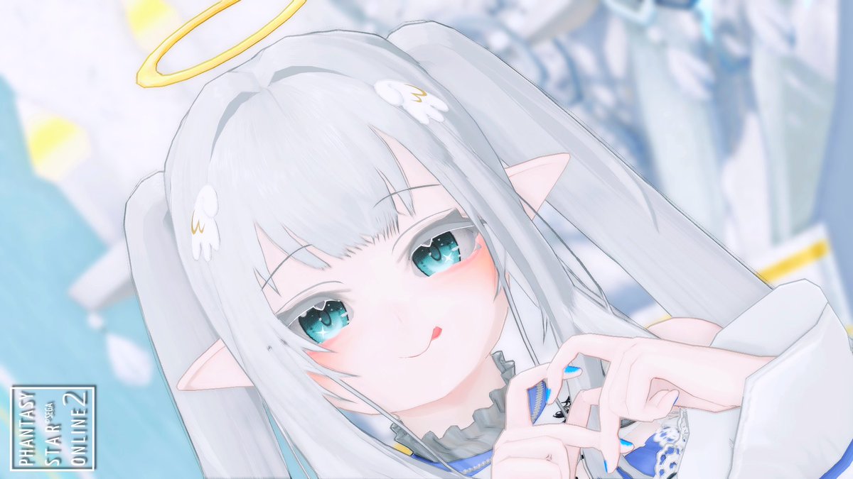 😇💙
#PSO2NGS_SS 
#メンテの日じゃないけどssを貼る
