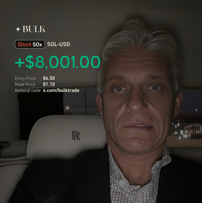 LFG! Finally made it, back in the green today. Who can repeat that?

<a href="/bulktrade/">BULK</a>