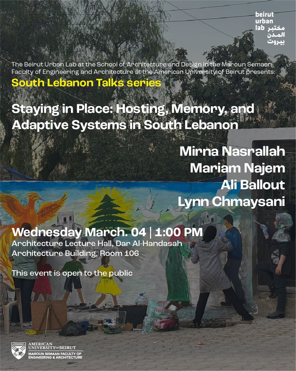 Beirut Urban Lab tweet media