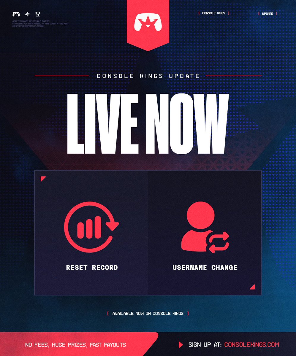 New Shop Items 🔥

🔸Record Resets
Choose which games you would like to reset your record for

🔸Username Changes
Choose a different username

⚡Play now with NO FEES at ConsoleKings.com