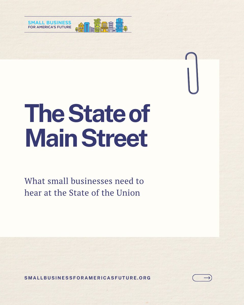 Small Business for America’s Future tweet media