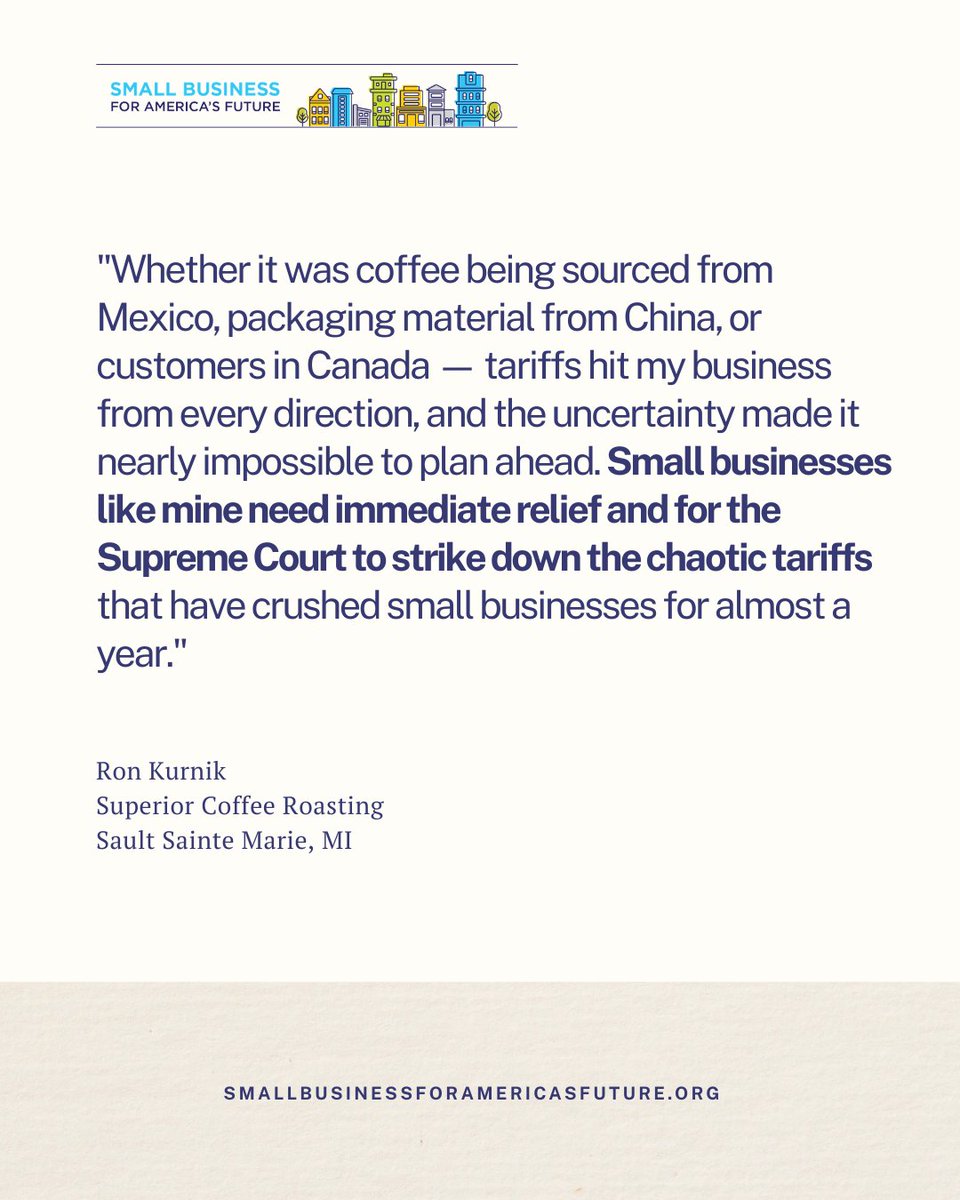 Small Business for America’s Future tweet media