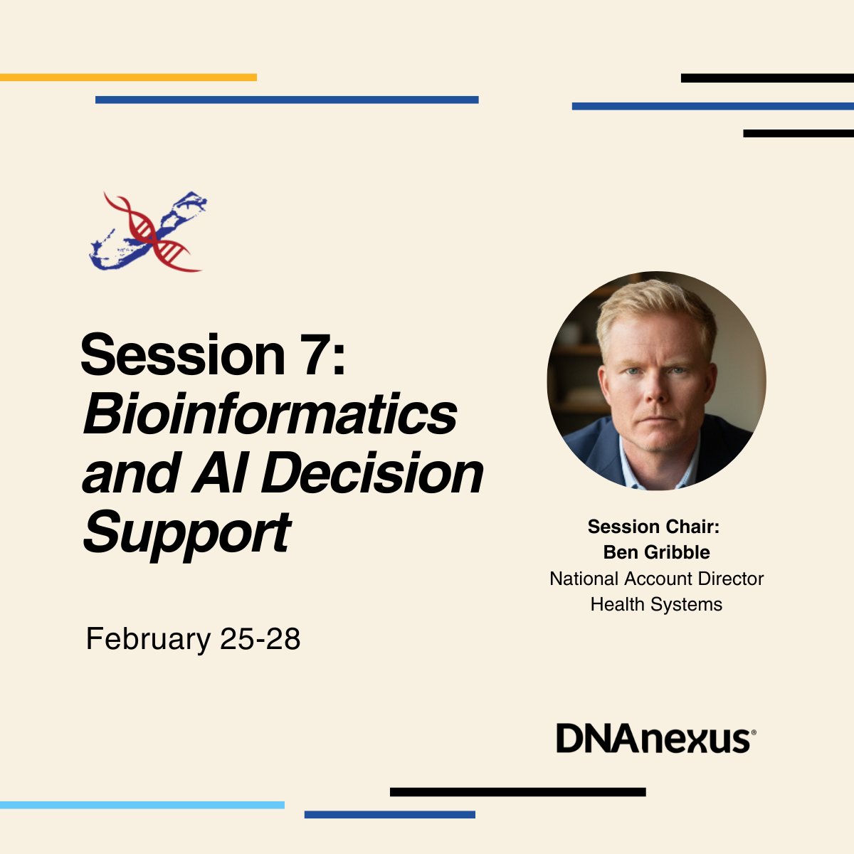 dnanexus's tweet image. We’re excited to explore the convergence of bioinformatics and AI decision support at this year’s @bdaprinciples event. Ben Gribble will be chairing Session 7, which will explore how the agentic era is changing clinical decision making.

#AI #Multiomics #BermudaPrinciples