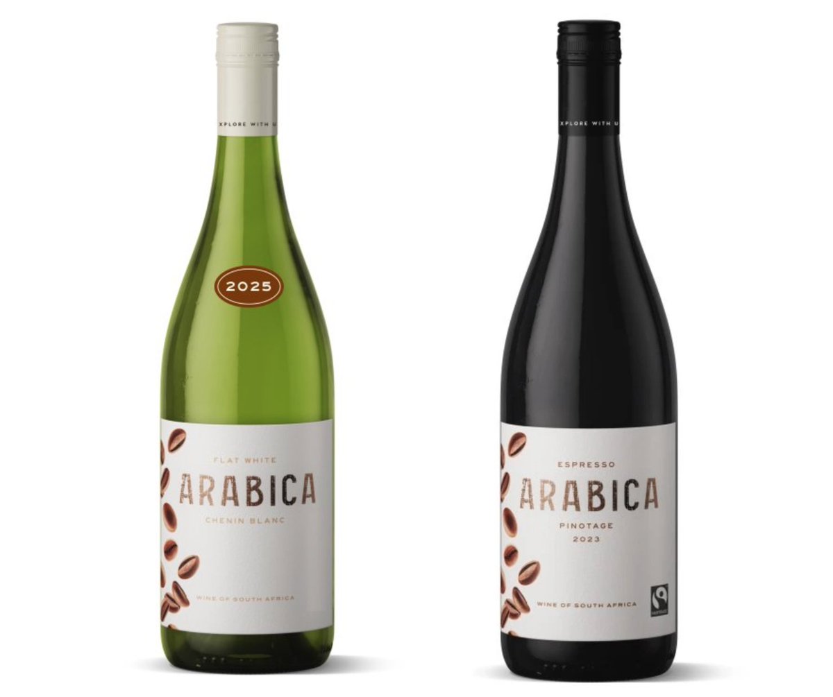 ZebraWines's tweet photo. Populární červená Arabica Pinotage se dočkala svého bílého protějšku 🥂 
Od minulého týdne je nově k dispozici v našem e-shopu také Arabica Flat White Chenin Blanc. A obě Arabiky dokonce za sníženou cenu 😉🍷🇿🇦
#chenin #pinotage #capewine https://t.co/VqNFfRqq7L