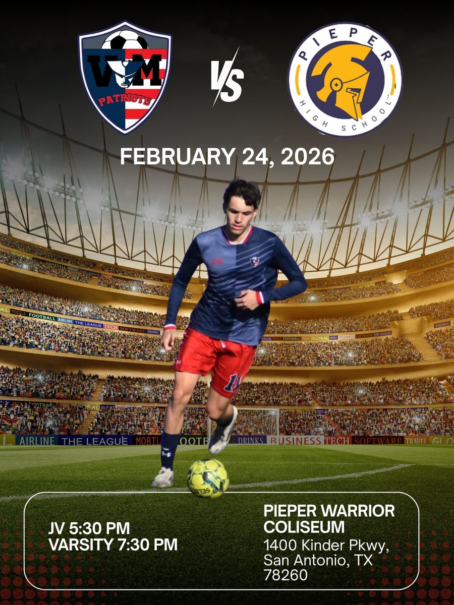 vmhssoccer's tweet photo. We continue to find ways to bring the fight to our opponents and play hard until the final whistle. Our boys are emptying the tank every night, and your passion in the stands is what fuels that effort. Let’s keep that energy high as we head into another big week of district play! https://t.co/GJaZiNBs1l
