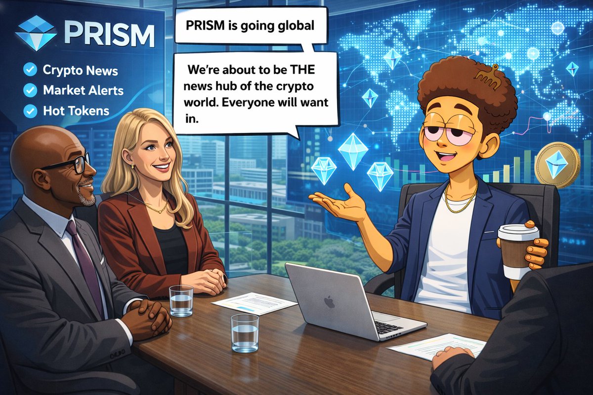 Web3Philz's tweet photo. Most people think $PRISM💎 is just a media token…
They’re missing the bigger play.
PRISM isn’t chasing narratives — it’s positioning to control them.
In crypto, attention is liquidity.
$PRISM is building where attention flows 👀🔥🚀
#Prismnewsapp 
#PrismTruth https://t.co/7JTUDqLdRl