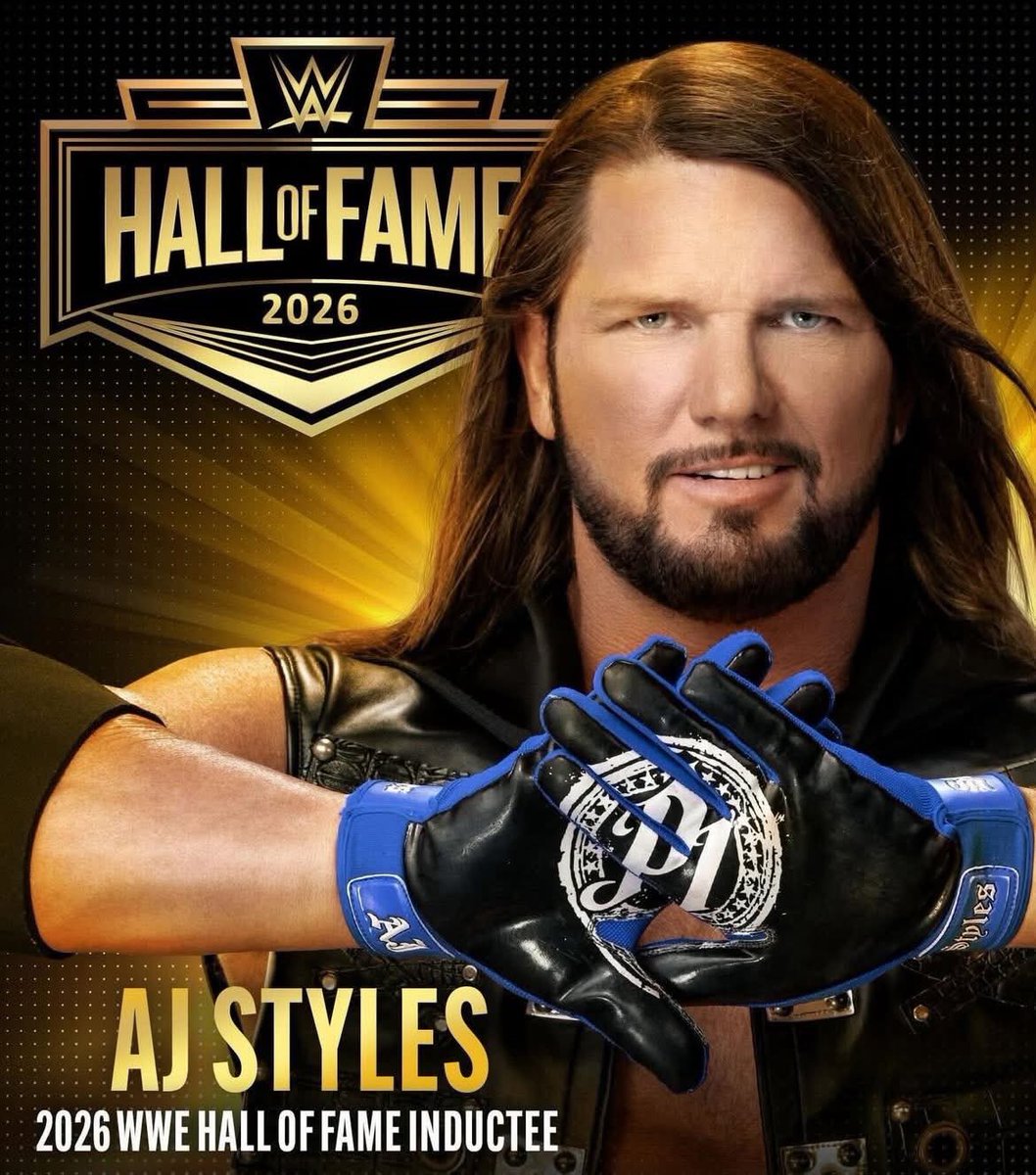 david_weakley's tweet photo. Congratulations @AJStylesOrg https://t.co/Ac60FkeGoY