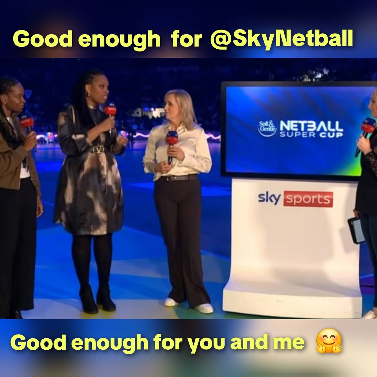 InTheChatTime's tweet photo. . @SkyNetball @BBCSport @NetballSL
@CliveJonespr @messero6
@Jasmin81259024 Hey #NetballFamily, You know I'll always go the extra mile, so for your #SuperCupRoundUp of course we've got you #Guest; guess who?
#SetYourReminder to be #InTheChat
🤗🎤 https://t.co/7ESWS99oQ2