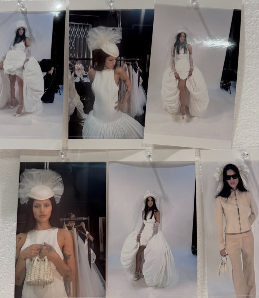 gabbriette for jimmy choo’s bridal campaign 💍 i just know the real wedding looks are going to be so cool and true to her aesthetic