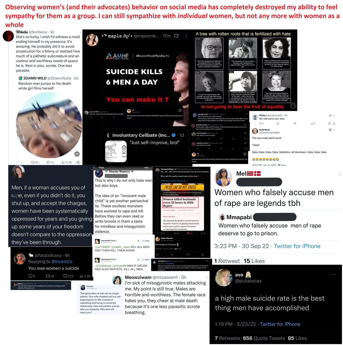 <a href="/TheGayChrist/">Palestine Willoughby</a> <a href="/m0wpg/">Paul M0WPG - #FalselyAccusedDay 9th September</a> <a href="/blubber_bones/">🦴💀🔥blubber_bones 🔥💀🦴 fasting day 1/39</a> <a href="/drfionagirkin/">Dr. Fiona M. Girkin</a> <a href="/FemCondition/">Femme</a> <a href="/intergeri/">Vagina Coastguard🏴󠁧󠁢󠁳󠁣󠁴󠁿🏳️‍🌈🏳️‍⚧️</a> <a href="/MisandryE/">Misandry Examples</a> <a href="/TheTinMenBlog/">TheTinMen</a> <a href="/GeoffNorcott/">Geoff Norcott</a> <a href="/Blueblur_23/">Blueblur</a> <a href="/RossKemp/">Ross Kemp</a> <a href="/GaryLineker/">Gary Lineker</a> <a href="/EamonnHolmes/">Eamonn Holmes OBE</a> <a href="/KHarveyProctor/">Harvey Proctor</a> Again: