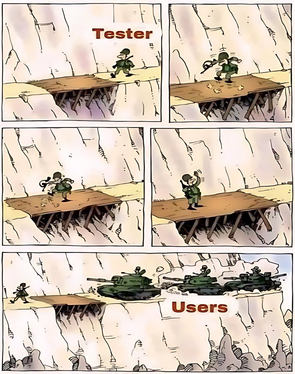 lingodotdev's tweet photo. That’s why I prefer testing in production 😂 https://t.co/0Vjd6GqYBf