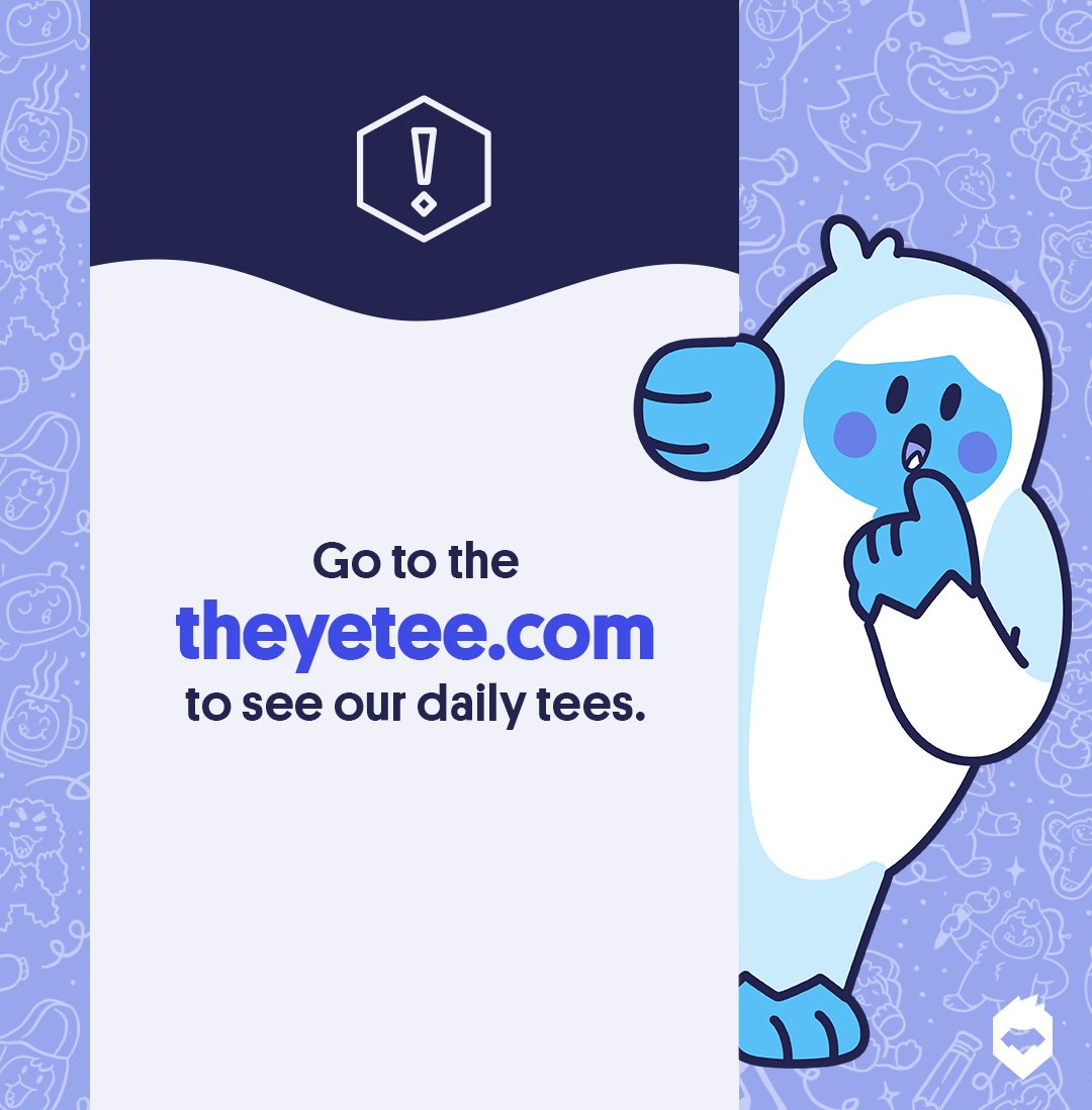 The Yetee @theyetee.com 🟦☁️🦋 tweet media