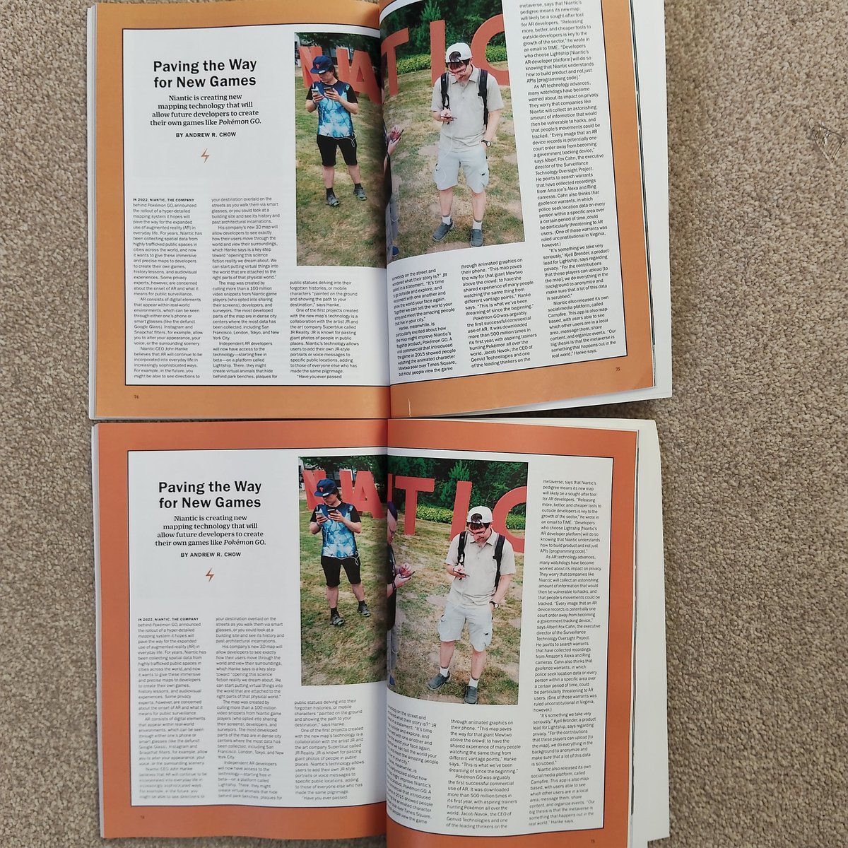 I was really disappointed in the <a href="/TIME/">TIME</a> Magazine for the 30th anniversary of Pokémon. 

The content is EXACTLY the same as their 25th anniversary edition.

Same content, same images, same layout. 

Really really lazy work from a massive business. Do not buy.