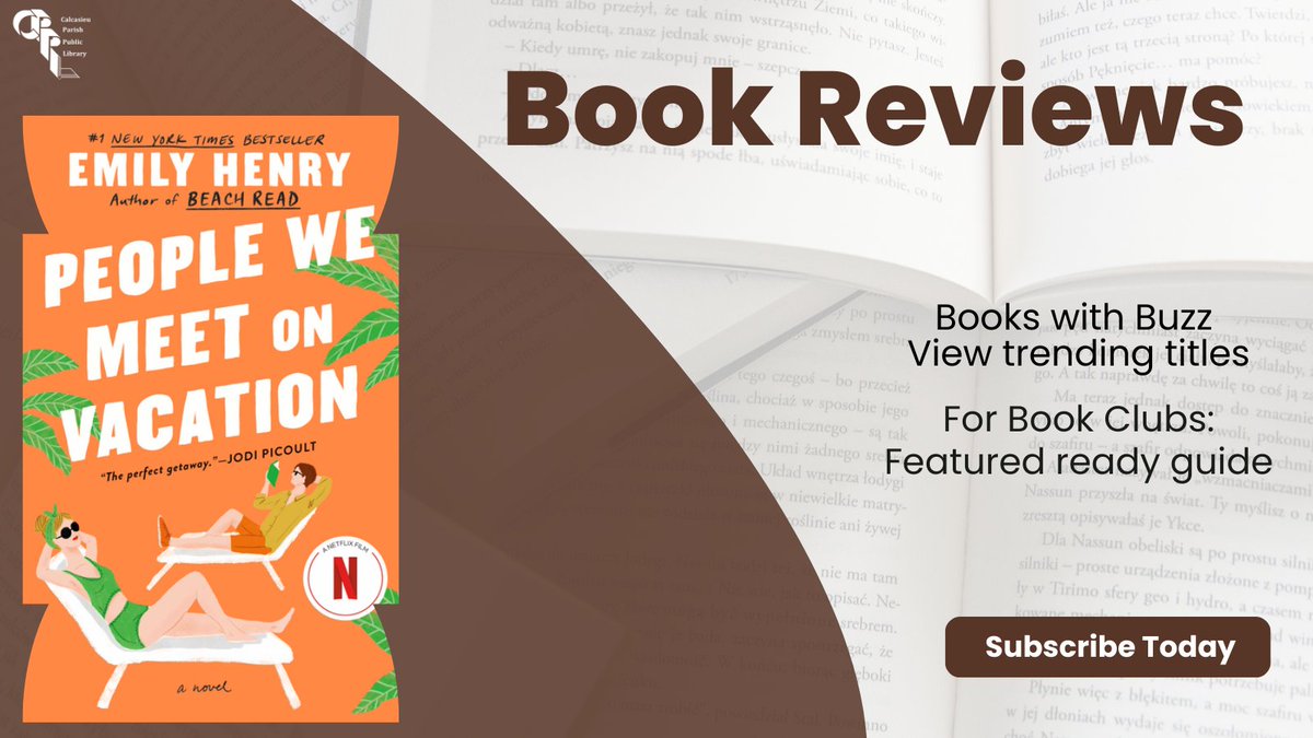 Calcasieu Parish Public Library tweet media