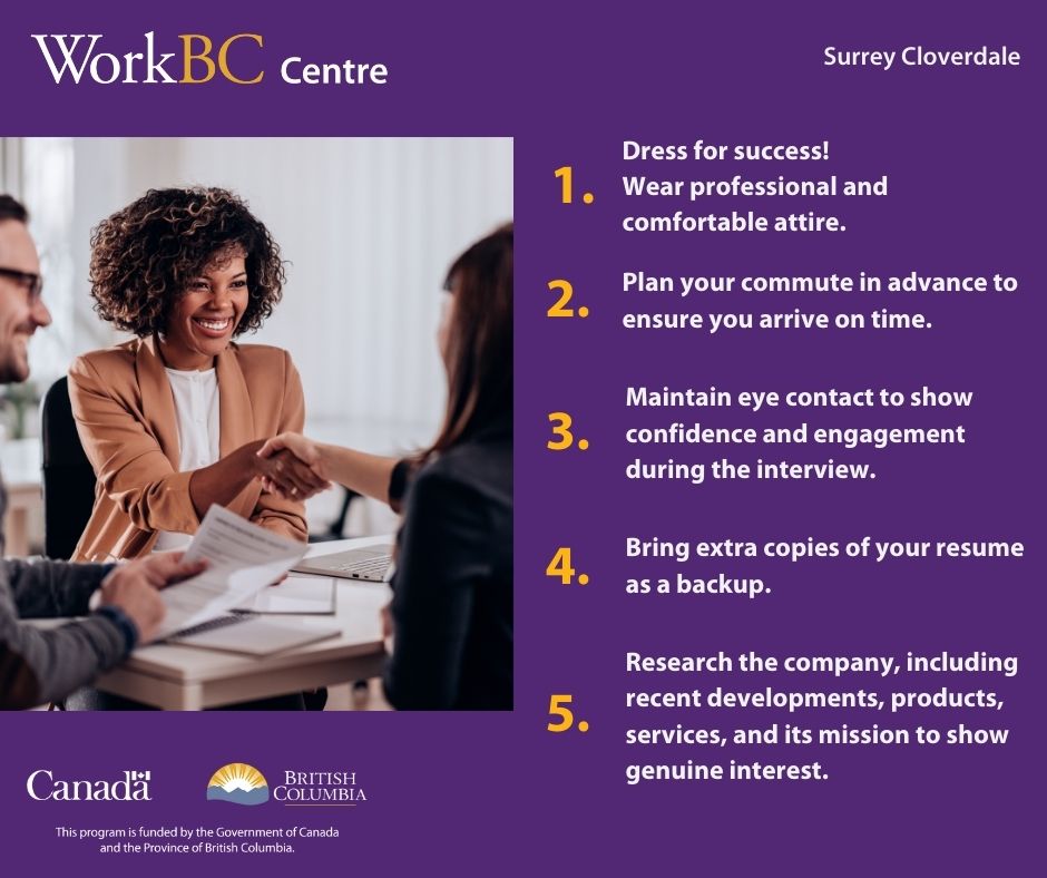 💡Job Search Tip of the Month: Ready to ace your next interview?

Discover practical tips to help you feel confident and prepared. Make a strong impression and stand out as the top candidate.

🧑‍💻Start practicing these tips today for a successful interview!