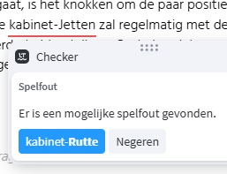 paulbots's tweet photo. De spellingcontrole moet duidelijk nog wennen aan de Haagse machtswisseling. (En Schoof is blijkbaar nu al vergeten.) https://t.co/5FaQKApEsg