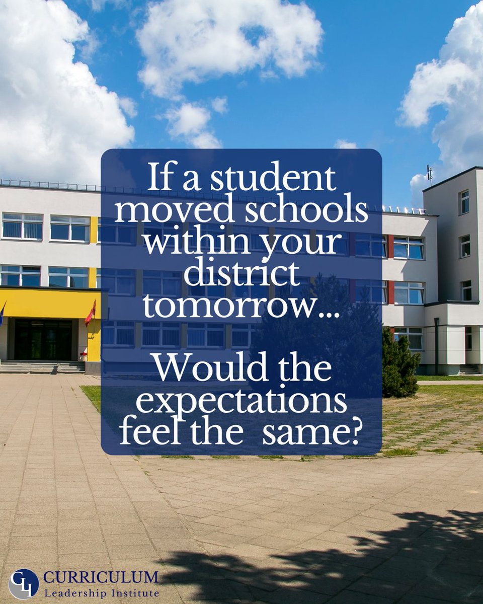 Inconsistent expectations are one of the quietest risks in a district.

Two schools.
Same standards.
Different experiences.

If a student moved schools tomorrow, would the expectations feel the same? What makes cross-building alignment hardest in your district?