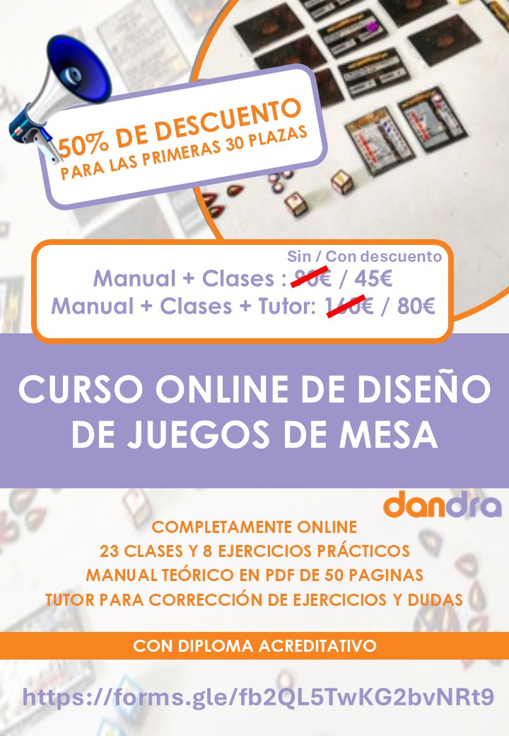 2d6Magazine's tweet image. 📢Noticia👇

@DandraProd lanza un curso online para aprender a diseñar juegos de mesa desde cero

2d6mag.es/noticias/24_2_…

#juegos #juegosdemesa #curso #formacion #autoria