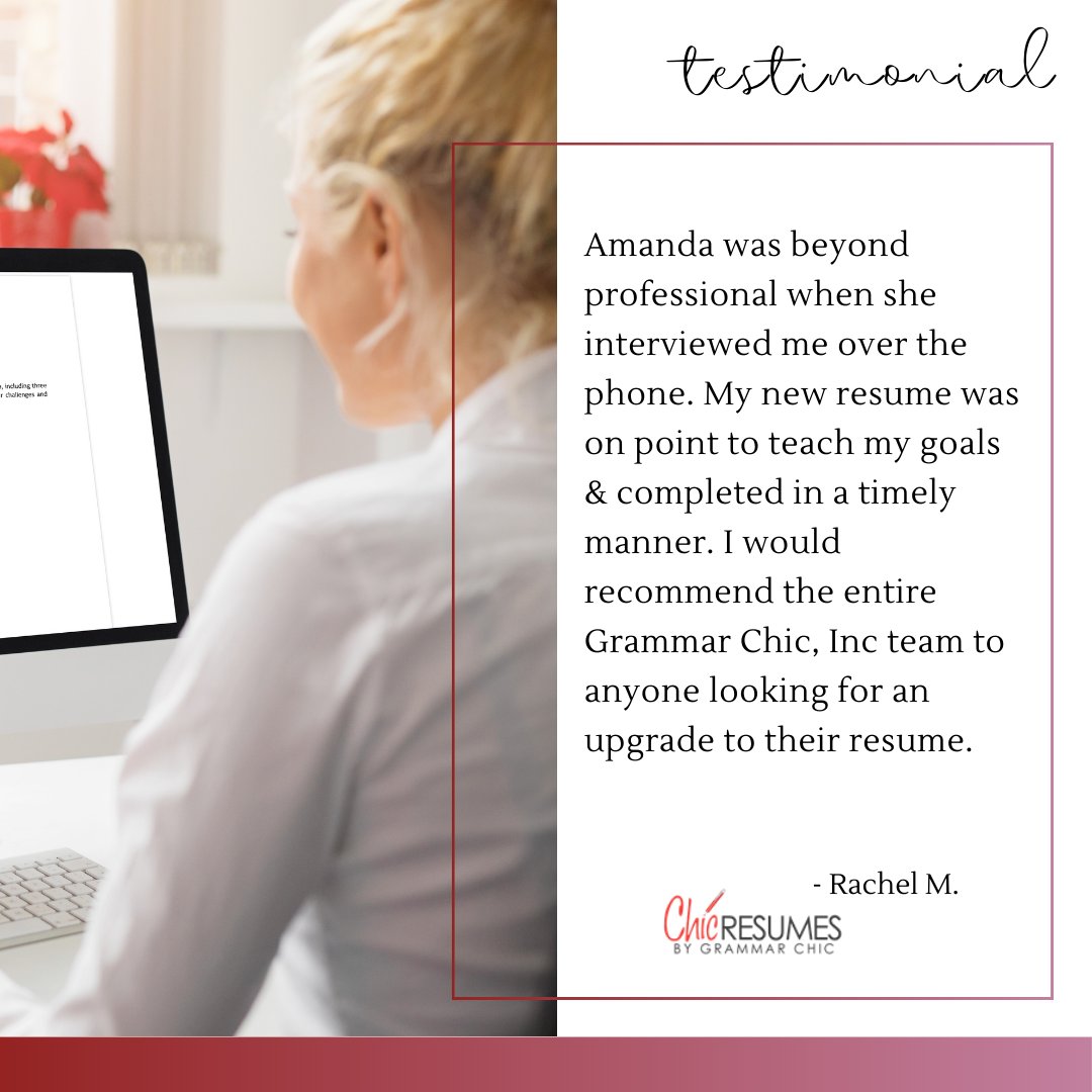 ChicResumes's tweet image. Your resume should reflect your goals, direction, and next move. A thoughtful, strategic approach helps turn experience into opportunity.
#ChicResumes #CareerUpgrade #ResumeStrategy #ProfessionalGrowth ow.ly/E8OU50Y0UWS