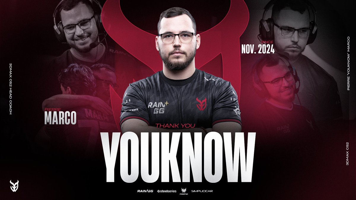 3DMAXGaming's tweet photo. Thank you for everything @YouKnowCSGO  
We wish you nothing but the best for the future ❤️ https://t.co/Cwzoc4Vcz0