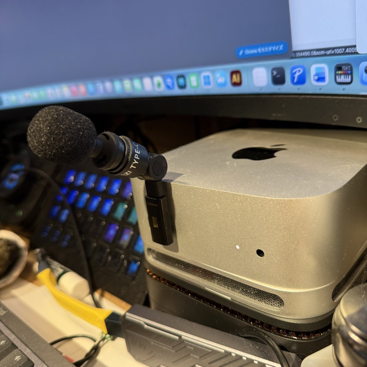 yktmtnr's tweet photo. Mac miniのマイク無い問題はこれで解決した。
角度も変えられて◎ https://t.co/RP8rlzdVk1