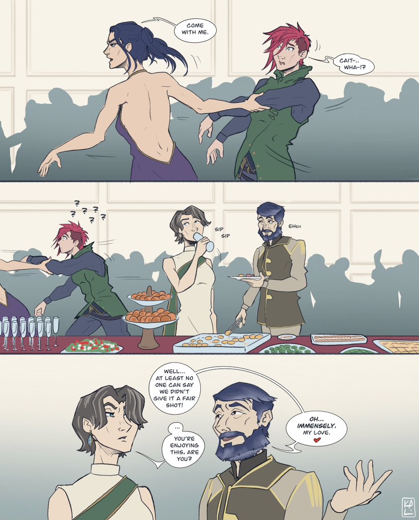 _shipsnthenight's tweet image. 2x07 AU - gala night pt.2
By popular demand… Maddie left.

#caitvi #caitvifanart #caitviau #viarcane #caitlynkiramman