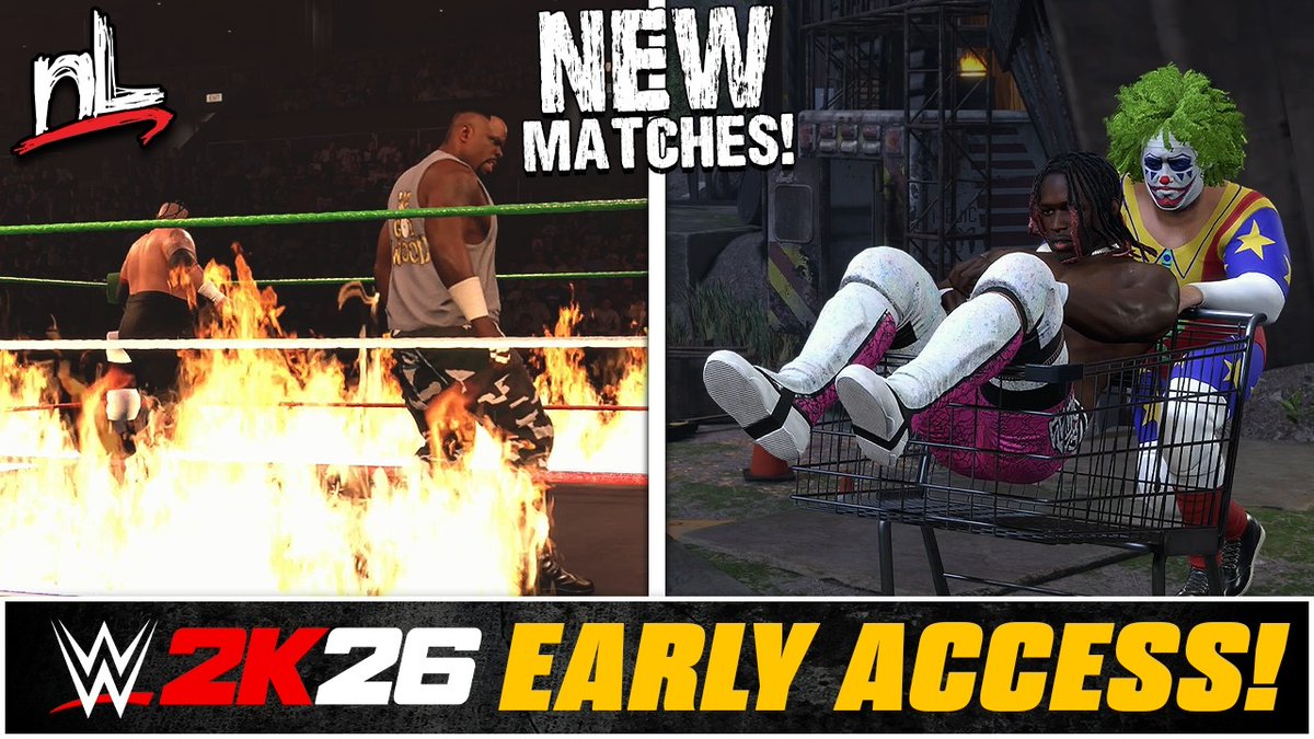 newLEGACYinc's tweet photo. NEW VIDEO!
Playing Every New Match Type in WWE 2K26!

Link in next tweet https://t.co/gZva4ZLj4n