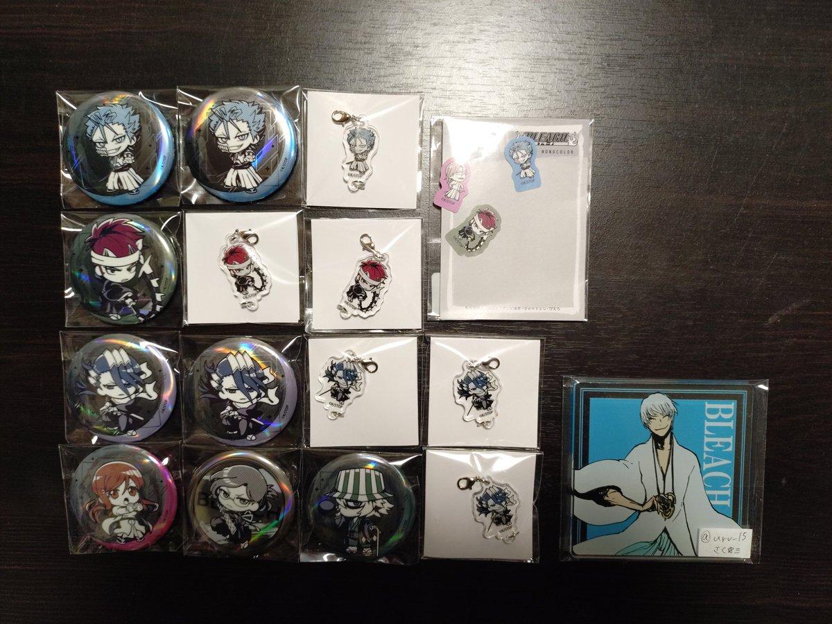 交換・譲渡】BLEACH THEキャラ ホログラムカンバッジ 缶バッジ