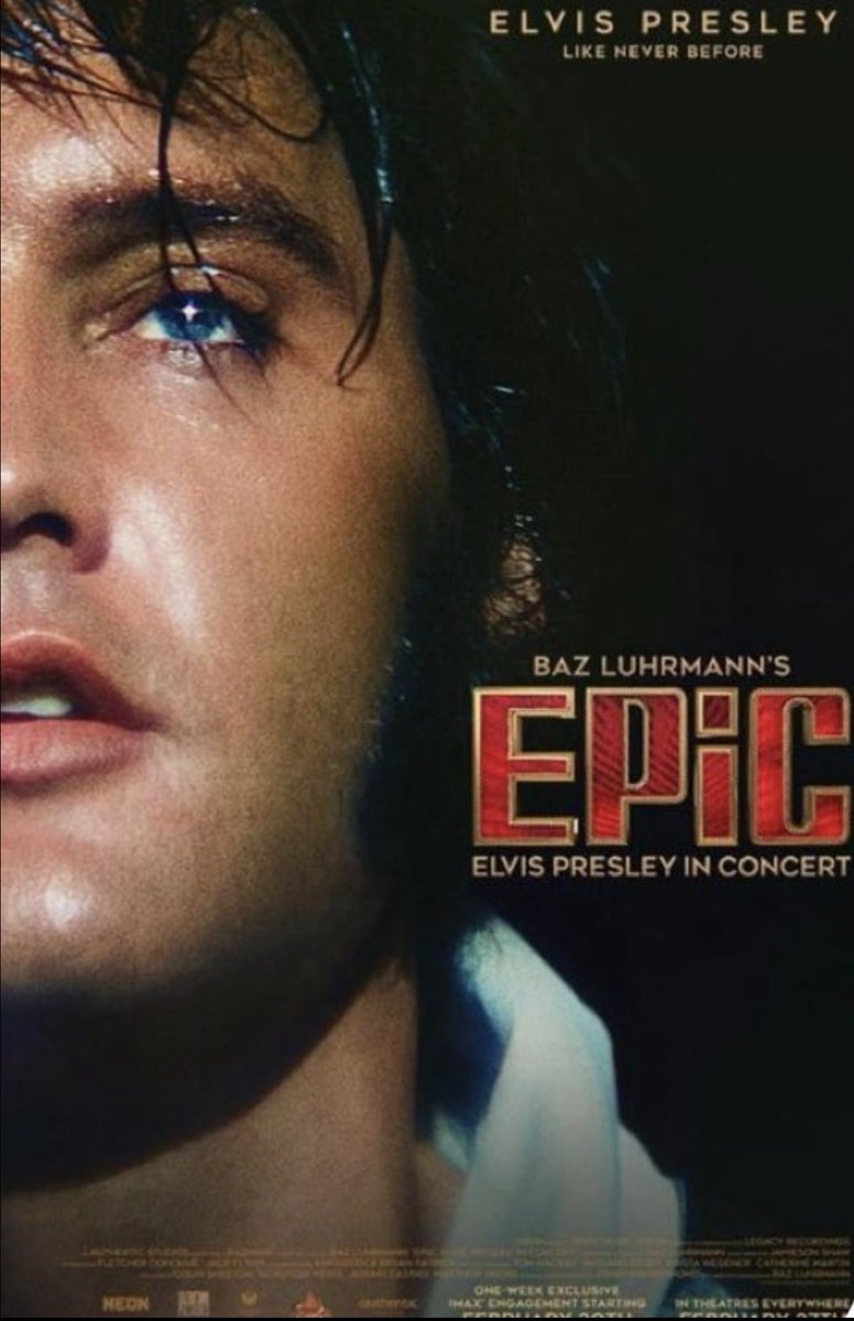 🍿 EPIC  🍿 Elvis Presley in Concert 🍿
Am Donnerstag geht es nach langer langer Zeit mal wieder ins Kino!