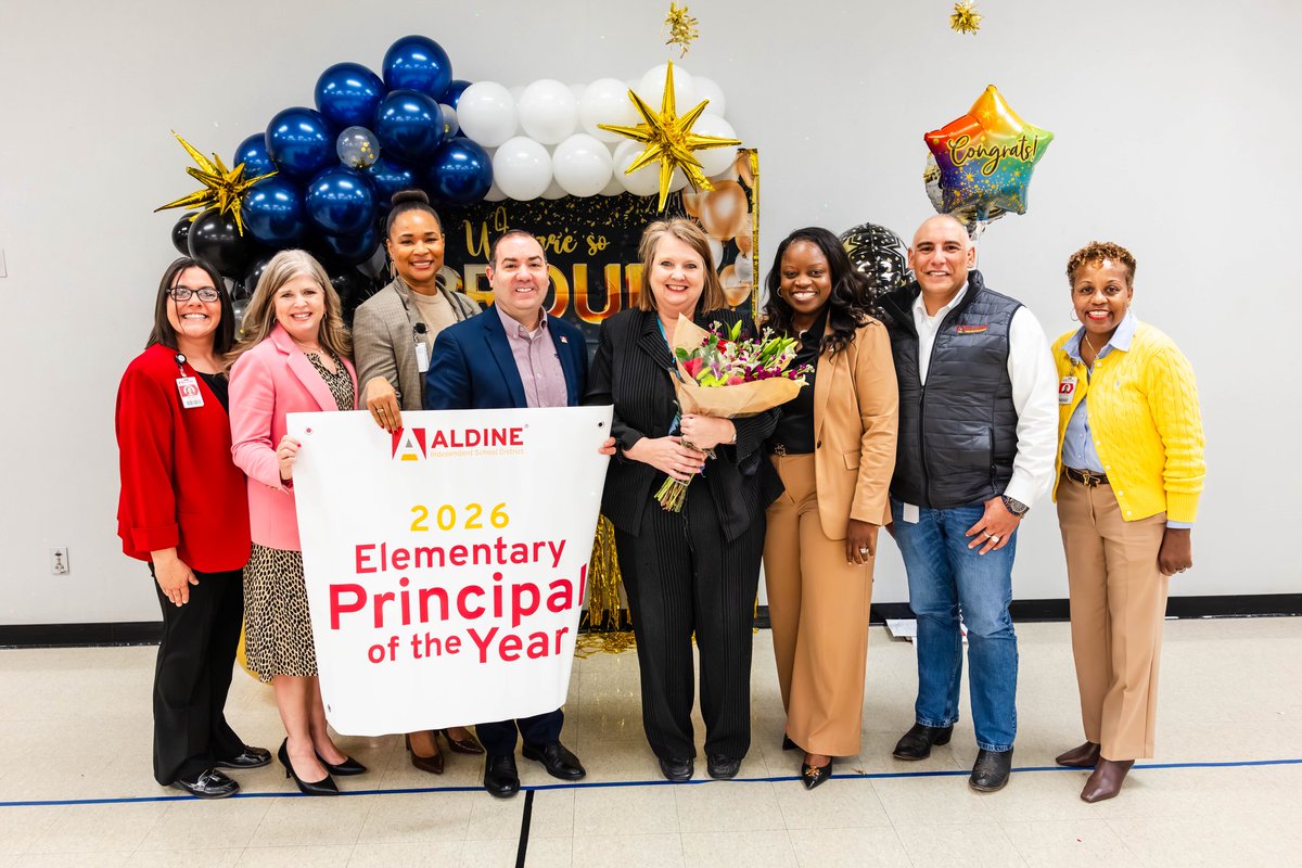 RayMondragon's tweet photo. Denise Meister is the 25-26 Elementary Principal of the Year! Ms. Meister is a dynamic leader who leads by example, Models the Way, Inspires a Shard Vision and always Encourages the Heart!! Always Connecting, Inspiring and having an Impact!! @AldineISD #AldineStory https://t.co/SfMNH9wnpA