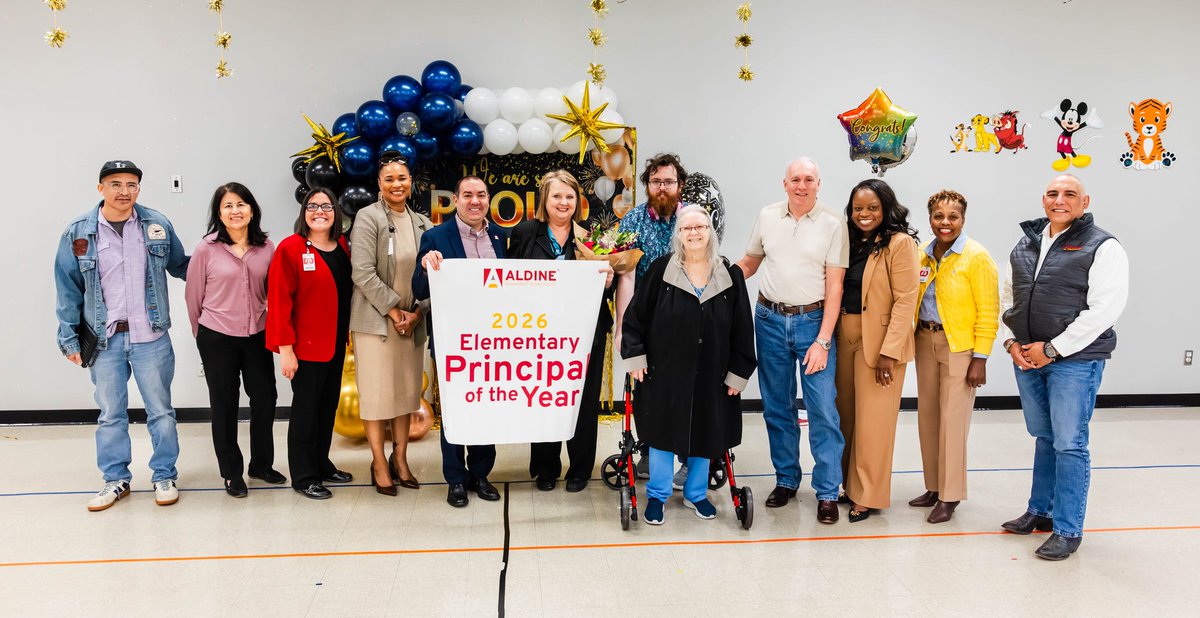 RayMondragon's tweet photo. Denise Meister is the 25-26 Elementary Principal of the Year! Ms. Meister is a dynamic leader who leads by example, Models the Way, Inspires a Shard Vision and always Encourages the Heart!! Always Connecting, Inspiring and having an Impact!! @AldineISD #AldineStory https://t.co/SfMNH9wnpA