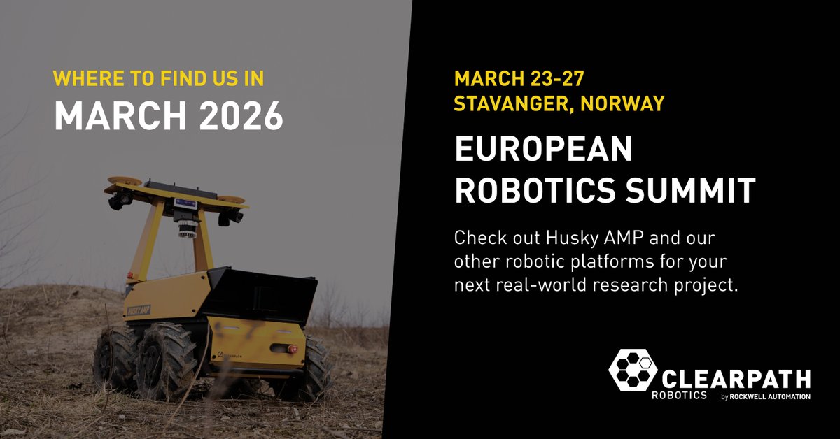 Clearpath Robotics by Rockwell Automation tweet media