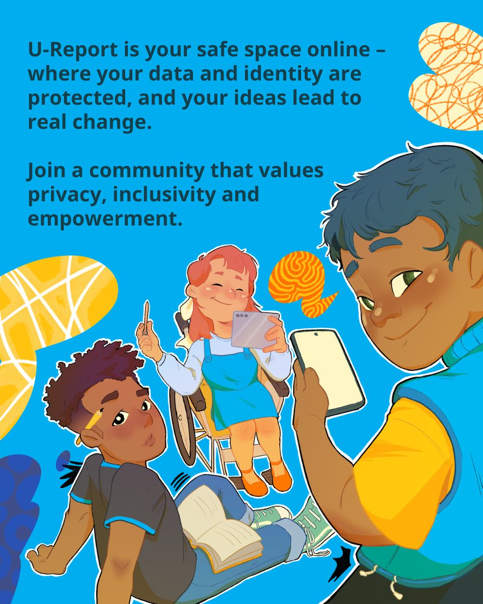 UNICEFGhana's tweet image. What is U-Report? It's UNICEF’s community for young people, by young people. Send "JOIN" to 1755 to join #UReportGhana. Join a community of 39M+ people raising their voices and shaping the future because #YourVoiceMatters! @UReportGlobal