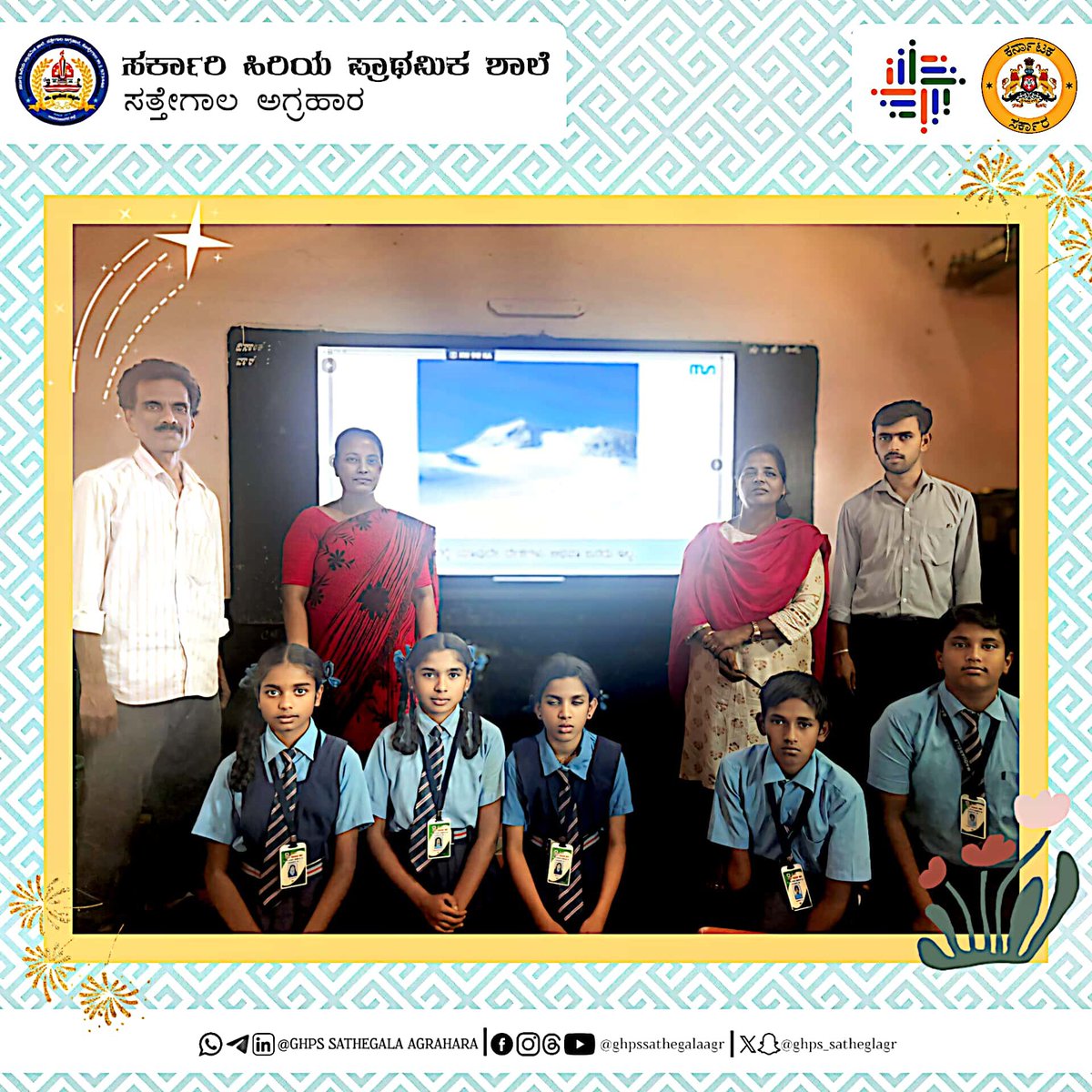 ghps_satheglagr's tweet photo. Embracing the future of learning at @ghps_satheglagr 🚀🎓
ಶಾಲಾ ಶಿಕ್ಷಣ ಇಲಾಖೆ, ಕೊಳ್ಳೇಗಾಲದ ವತಿಯಿಂದ ನಮ್ಮ ಶಾಲೆಗೆ ಹೊಸ ಸ್ಮಾರ್ಟ್ ಬೋರ್ಡ್ ನೀಡಲಾಯಿತು. ನಮ್ಮ ವಿದ್ಯಾರ್ಥಿಗಳಿಗೆ ಆಧುನಿಕ ಕಲಿಕಾ ಪರಿಸರದ ನಿರ್ಮಾಣಕ್ಕಾಗಿ ಹೃತ್ಪೂರ್ವಕ ಧನ್ಯವಾದಗಳು. 💻📚
#SmartClass #DigitalLearning #GovtSchools #Kollegala https://t.co/8BSb639Vht
