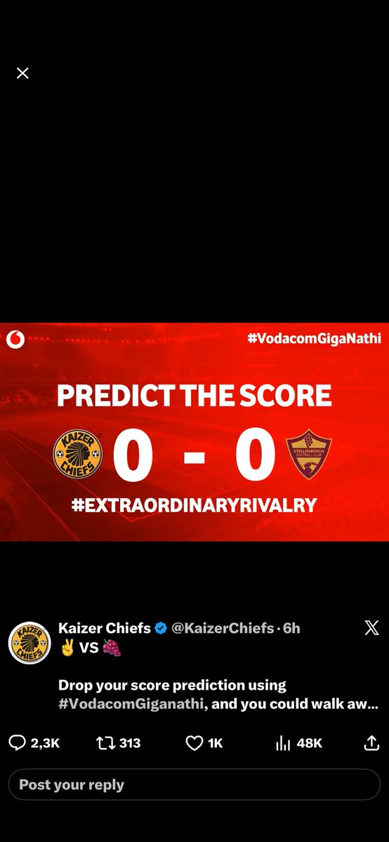 thami_chuck's tweet photo. @KaizerChiefs @Vodacom https://t.co/uxq18JlmR7