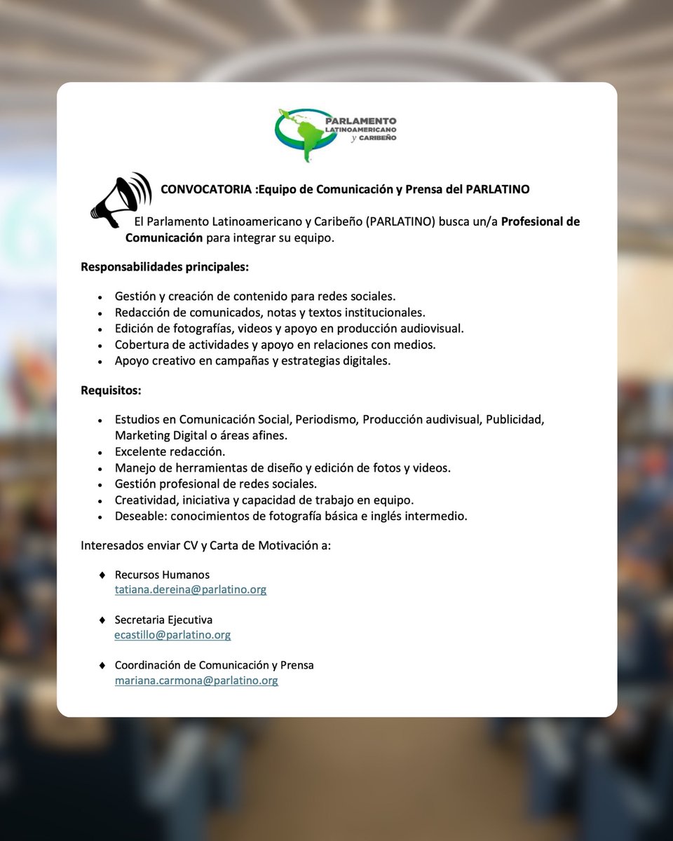 Parlamento Latinoamericano y Caribeño tweet media