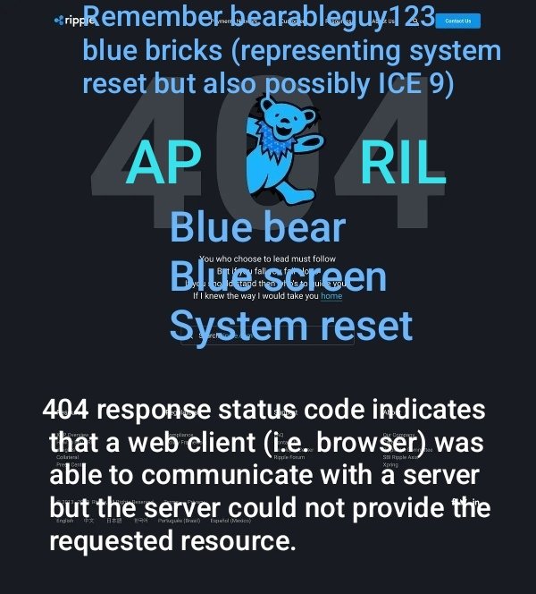 Knowing there is an encoded cycle source 🔆 in April for the "system reset" purposes can make you sleep tight at night.
But what about a possible "Ice Nine" crisis system reset/freeze? The event to explain the programmed market charts crash behaviour?
And what about COBOL and 90%