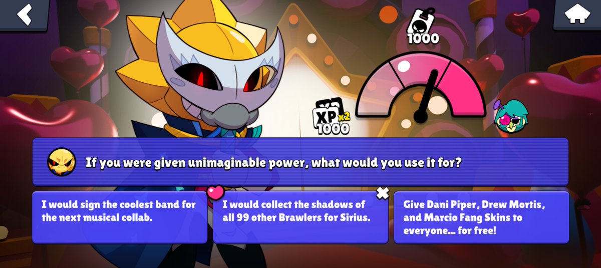 last day of trying to win 1 million gems i dont think so i will win it now #Brawlstars #Brawlentine