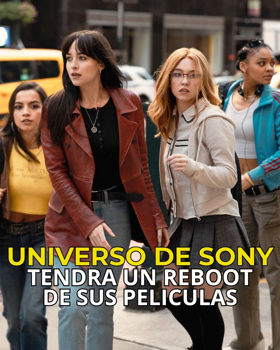 💥 TENDRÁ UN REBOOT 💥 El jefe de #Sony confirmó que tras los fracasos de taquilla de su universo derivado de #SpiderMan tendrá un REBOOT y reestructuración completa. 🕷️