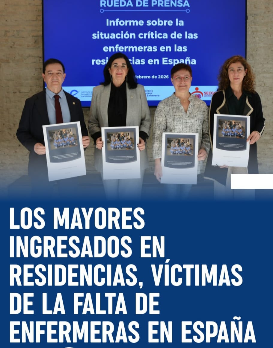 El <a href="/CGEnfermeria/">Consejo General de Enfermería</a>  y la SEEGG presentan informe alertando de la situación critica de las Enfermeras en España. seegg.es/2026/02/24/cge… #CGE #enfermeria #geriatria #gerontologia
