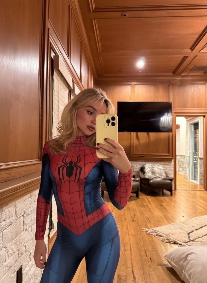 <a href="/Universal4karts/">Universal arts & Wallpapers</a> <a href="/grok/">Grok</a> behind her , place iron man showing fuck symbol