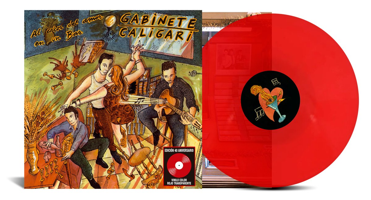AL CALOR DEL AMOR EN UN BAR 40TH
Hoy celebramos el 40 aniversario de un disco y una canción que forman parte de la cultura popular española. Larga vida al legado de #GabineteCaligari
Nueva edición en vinilo rojo el 15 de mayo #efeméridepop
warnermusicspain.lnk.to/Gabinete_calig…