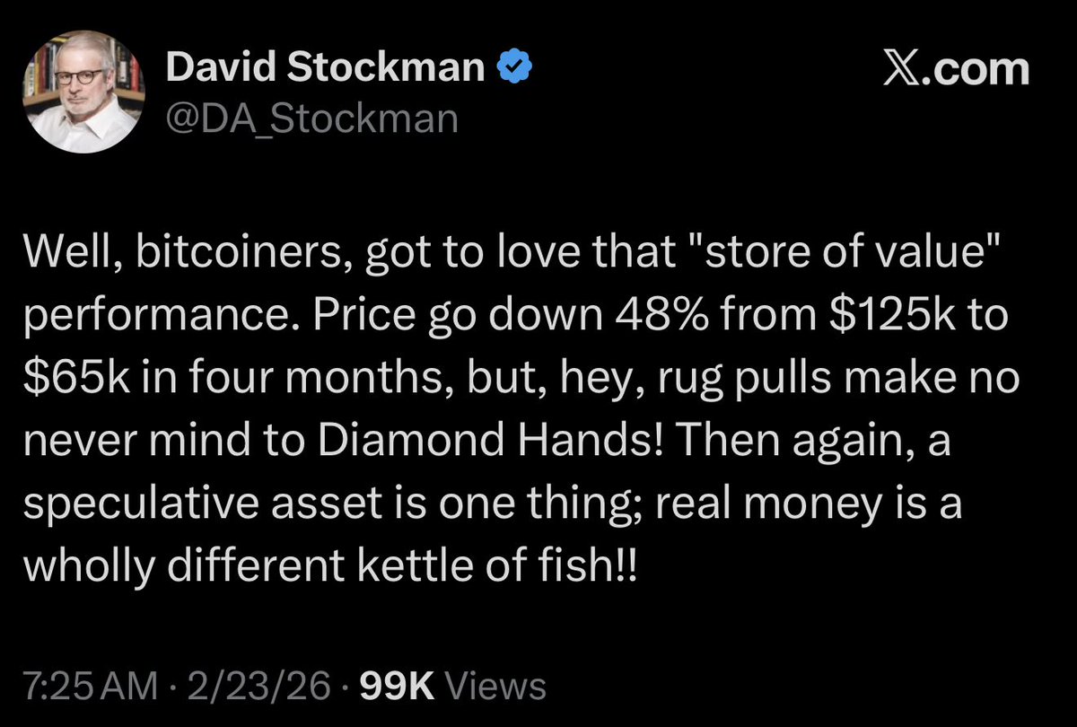 “Hi, I like to cherry pick a 4 1/2 month period where Bitcoin has had a typical and healthy drawdown.

I won’t zoom out and admit that Bitcoin has done a 20X in six years so the current Bear reduces that to a 10X.”