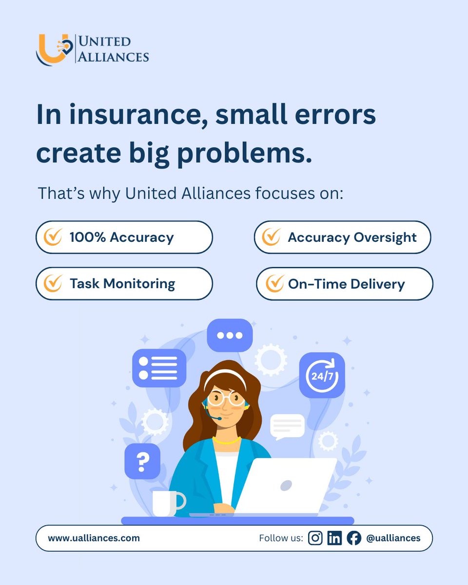 Ualliances1's tweet image. More policies. Less operational stress.
Virtual support built for insurance agencies.

#InsuranceAgencyLife #VirtualTeam