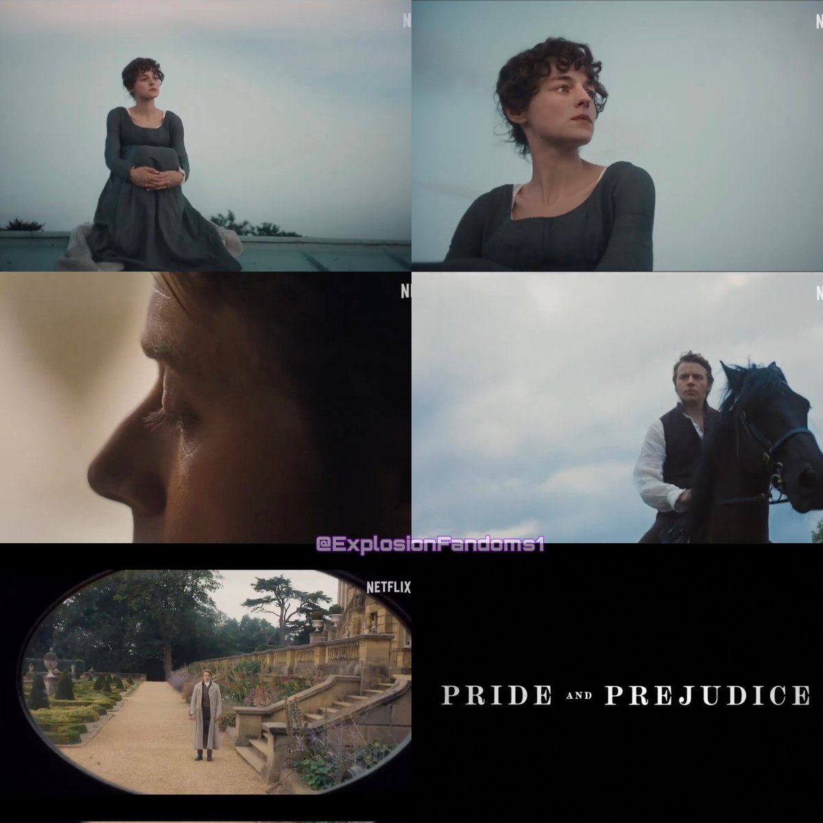 Netflix acaba de revelar el primer vistazo de la nueva adaptación de la obra clásica de Jane Austen, #PrideAndPrejudice, con #EmmaCorrin interpretando a Elizabeth Bennet y #JackLowden como el enigmático Mr. Darcy. 

Orgullo y Prejuicio llegará  en otoño de 2026.