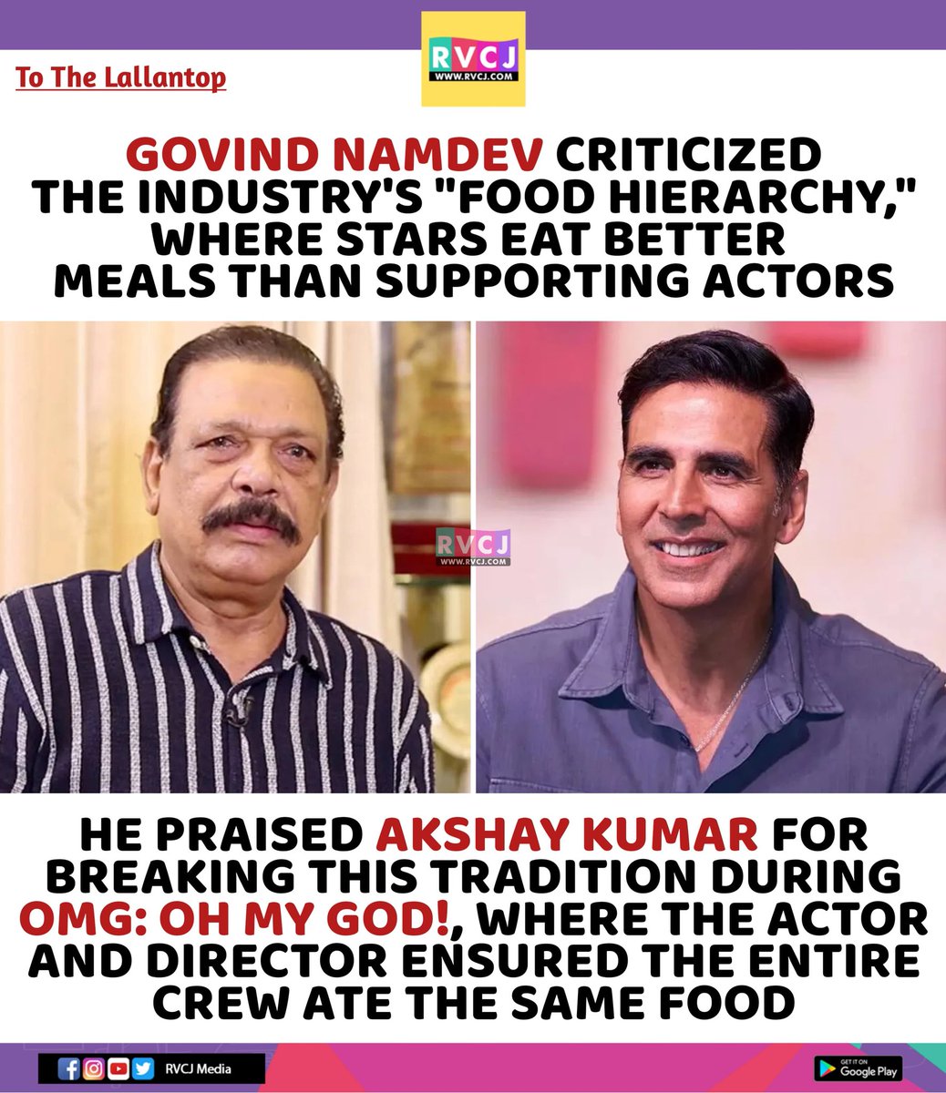 Akshay Kumar Breaks Bollywood’s Food Hierarchy

#akshaykumar #bollywood #govindnamdev