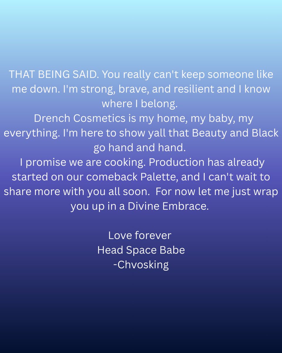 Drench Cosmetics tweet media