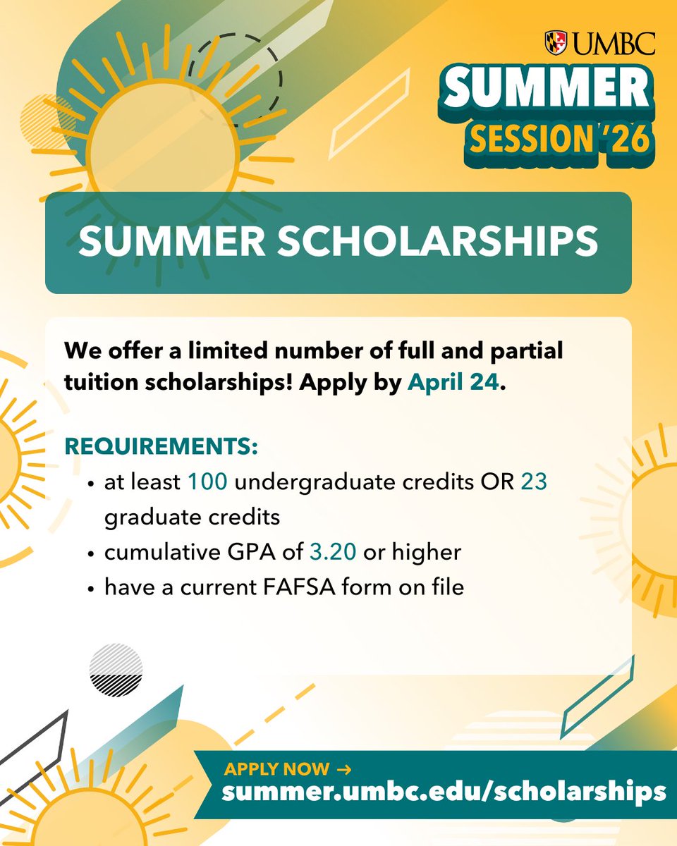 UMBC Summer & Winter Session tweet media